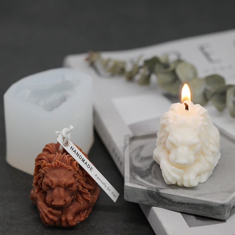 Lion Candle Mold Handmade Candle Scented Candle DIY Material