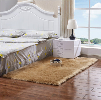 Australian Faux Sheep Leather Bedroom Sofa Carpet