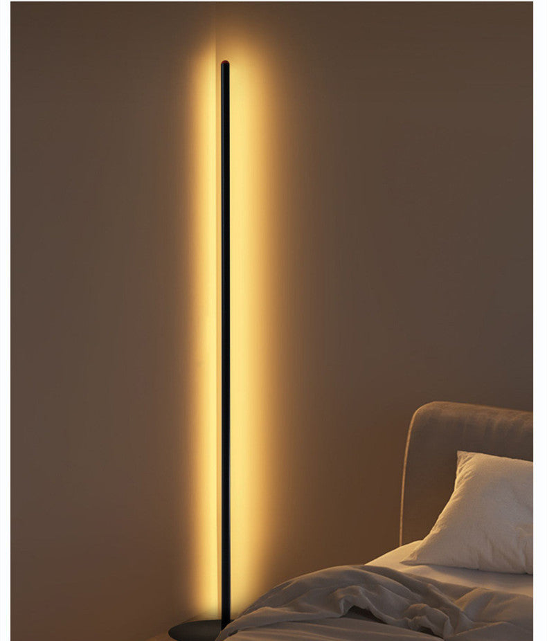 Simple Floor Lamp LED Light Living Room And Hotel Sofa Decoration Corner Lamp Bedroom Bedside Vertical Aluminum Alloy Table Lamp